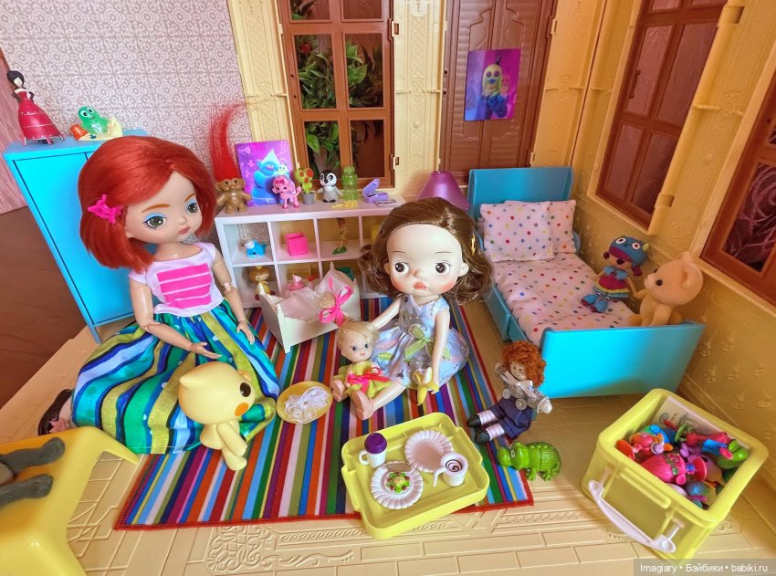 Домик для мамы и дочки — Румбоксы и кукольные интерьеры: фото