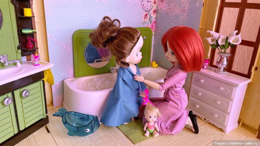 Домик для мамы и дочки — Румбоксы и кукольные интерьеры: фото