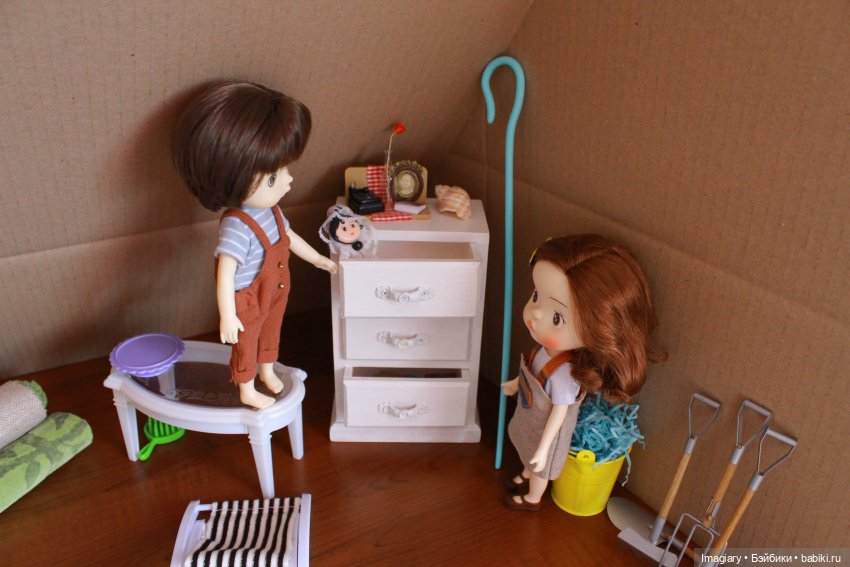 Домик для мамы и дочки — Румбоксы и кукольные интерьеры: фото