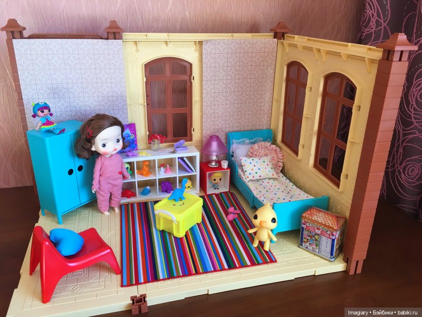 Домик для мамы и дочки — Румбоксы и кукольные интерьеры: фото (фото 2)