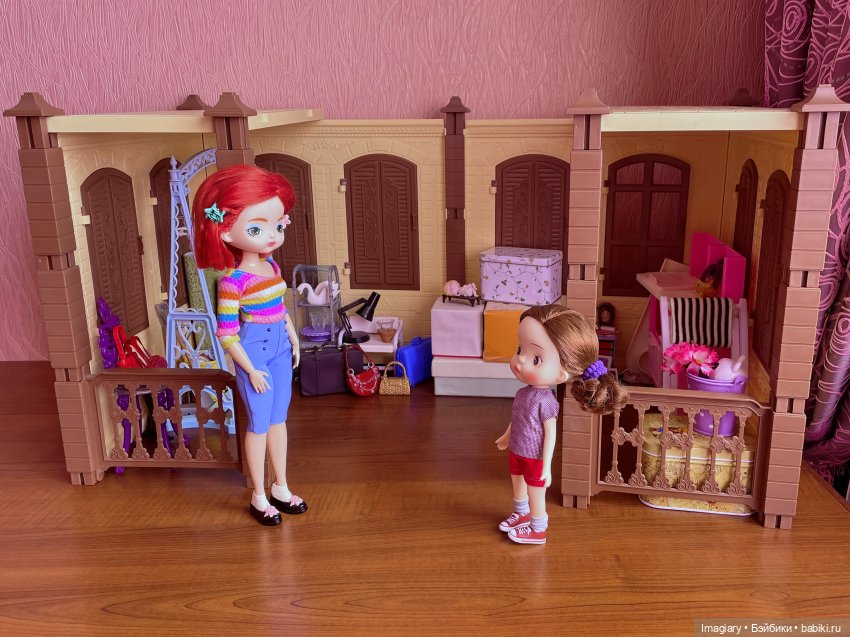 Домик для мамы и дочки — Румбоксы и кукольные интерьеры: фото