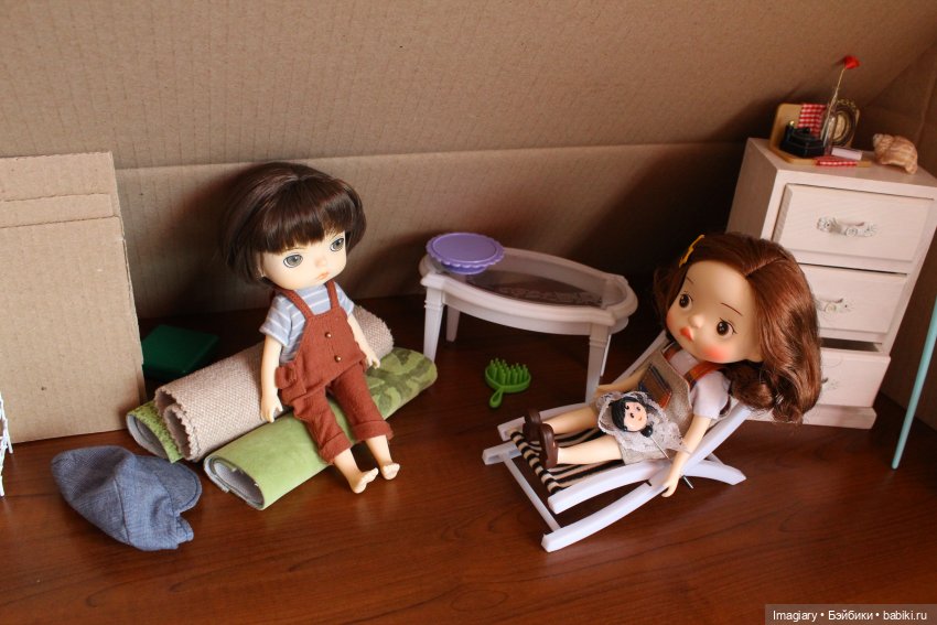 Домик для мамы и дочки — Румбоксы и кукольные интерьеры: фото