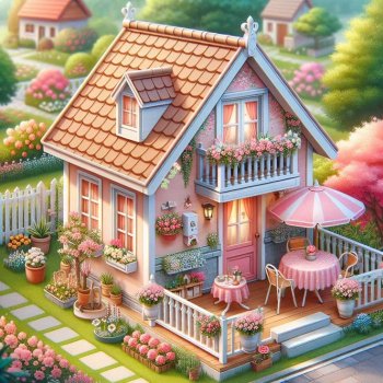 Домик для мамы и дочки