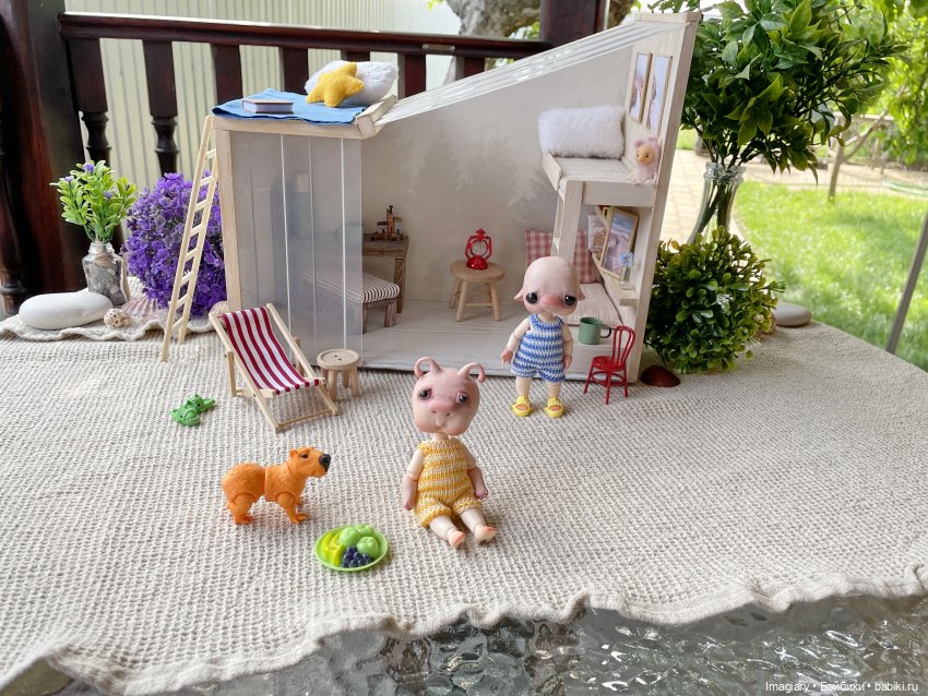 Домик на песчаной косе — Домашние фото авторских игрушек: Тедди (фото 5)