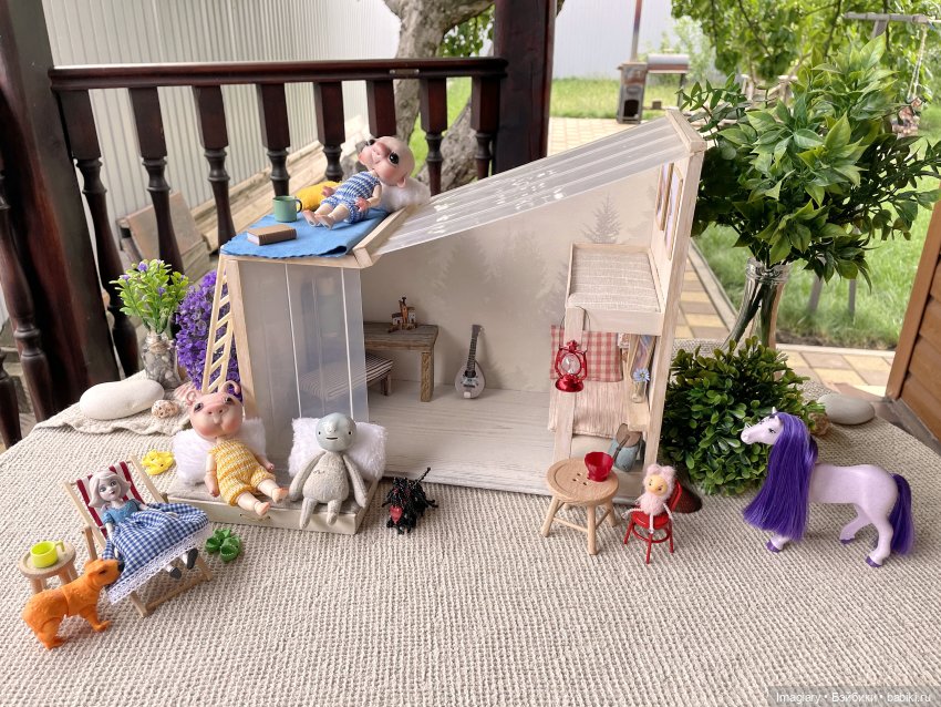 Домик на песчаной косе — Домашние фото авторских игрушек: Тедди