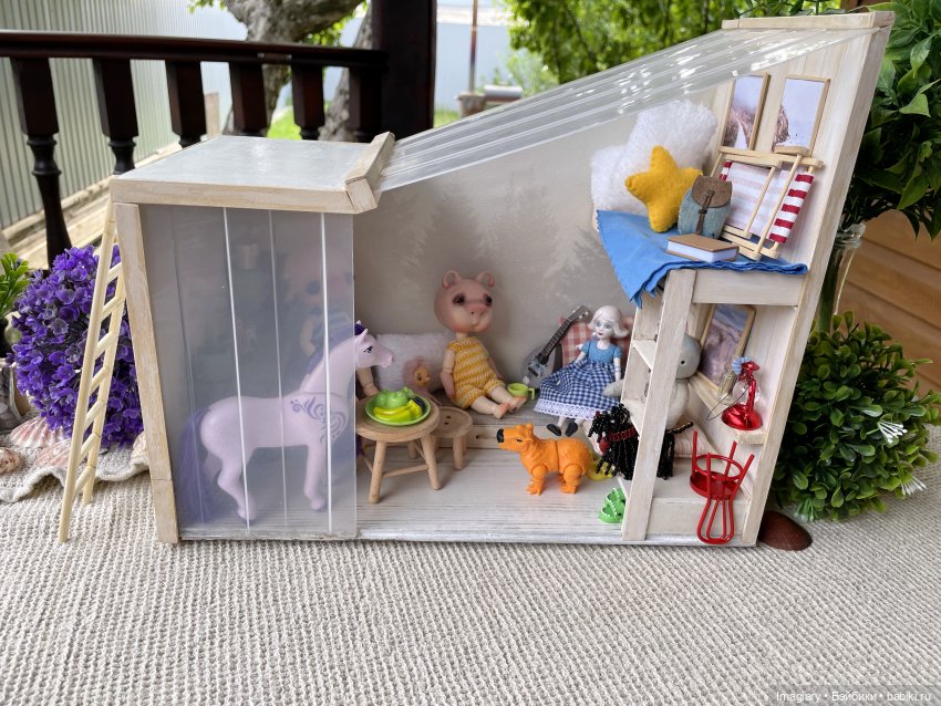 Домик на песчаной косе — Домашние фото авторских игрушек: Тедди