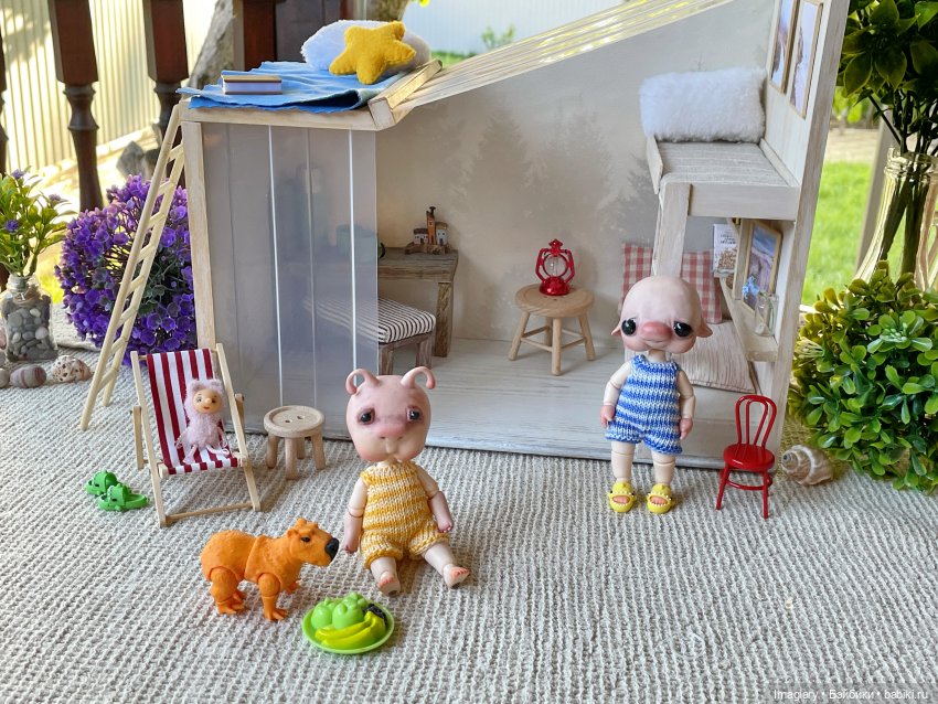 Домик на песчаной косе — Домашние фото авторских игрушек: Тедди (фото 4)