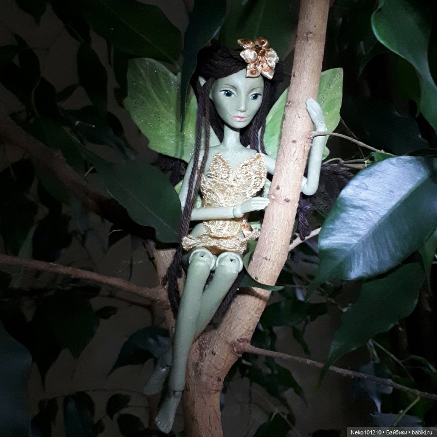 Маленькая лесная фея | Бэйбики Маленькая лесная фея — Авторские шарнирные куклы своими руками: лепка (фото 2)
