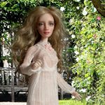 Шарнирная кукла Мария