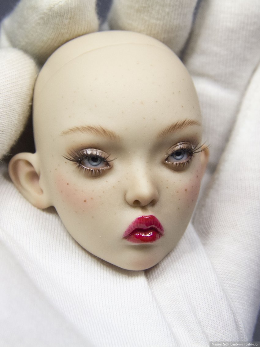 Marina Red | Бэйбики Marina Red — Делаю макияж на заказ: роспись БЖД (фото 4)