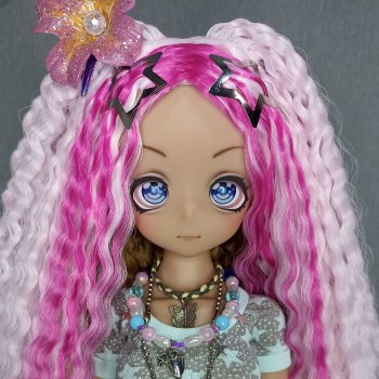 Кастом куклы imomodoll в стиле гяру 🌺