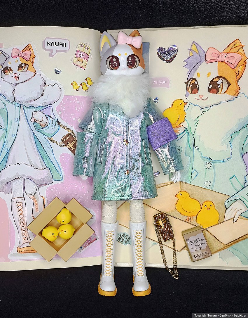 Обзор на шарнирную куклу-кошечку Tang от Come4Free & Come4Arts