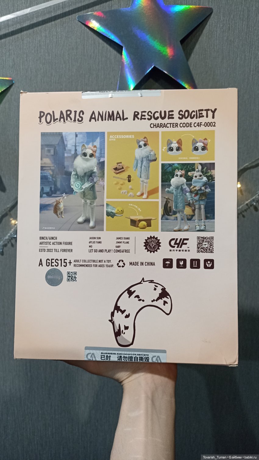 Обзор на шарнирную куклу-кошечку Tang от Come4Free & Come4Arts (фото 4)