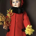 Зимний комплект для антикварной куклы