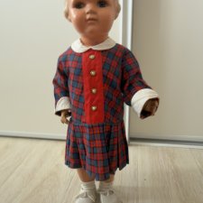 Целлулоидная  кукла Minerva