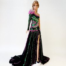 Вечерние бисерные платья