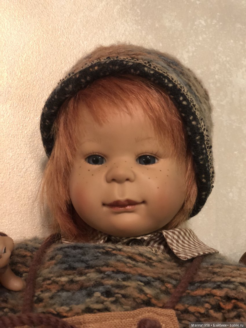 Вот он - добряк Мориц. Первая моя кукла, купленная на бебиках