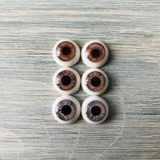 Цвета глаз для кукол 12 мм полусферы