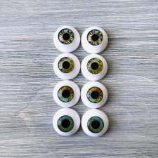 Основная палитра глаз для кукол на примере 18 мм полусферы)