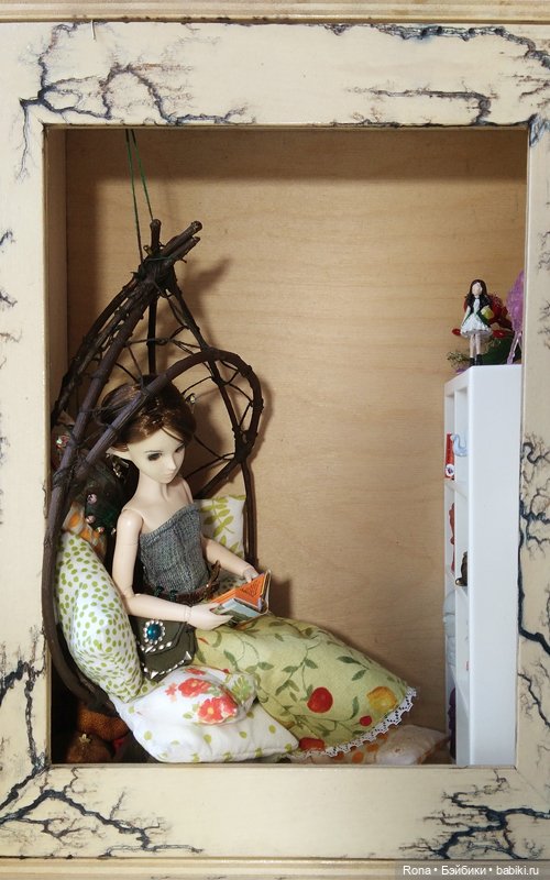 Румбокс из коробочки 2 — Румбоксы и кукольные интерьеры: фото (фото 2)