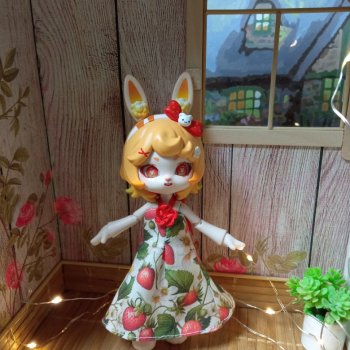 Земляничное платье