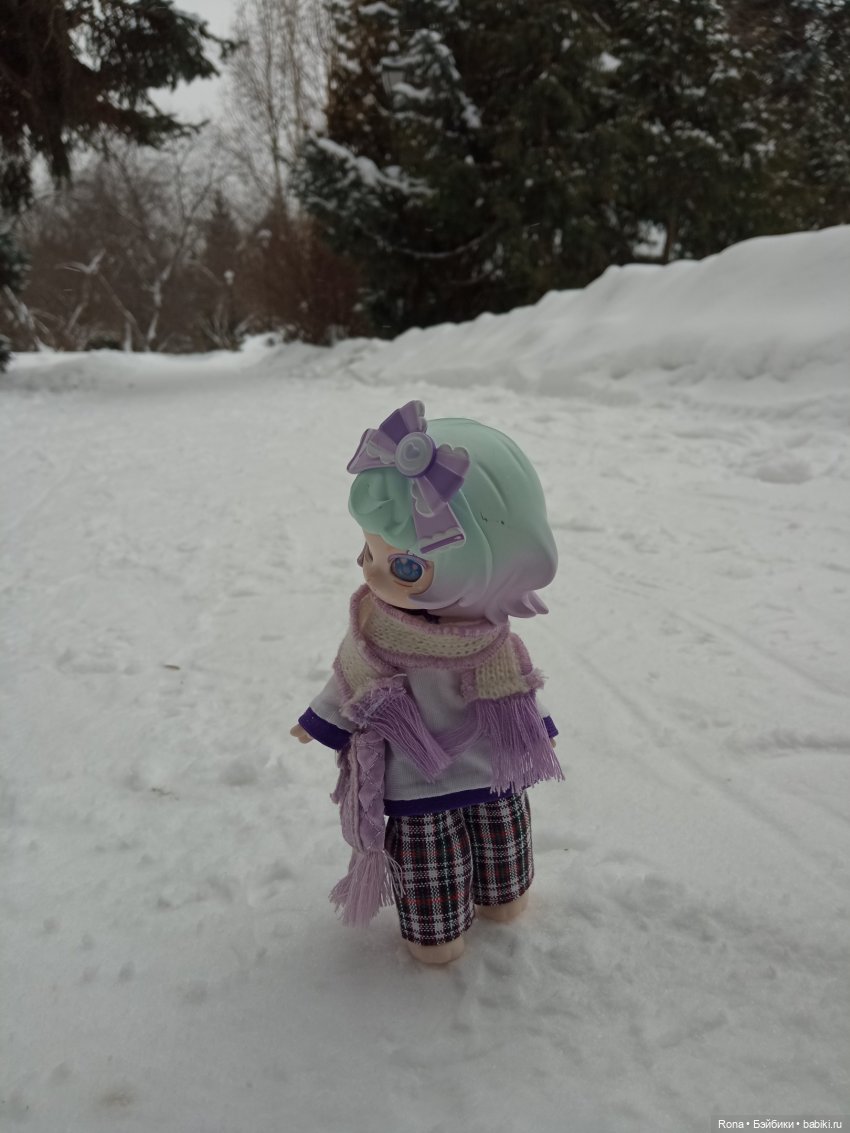 Зимняя прогулка с куклами (фото 2)