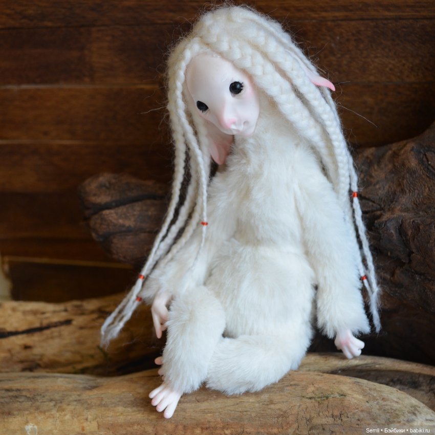 Туманница | Бэйбики Туманница — Игрушки в смешанной технике (мех и глина): Арт (фото 4)