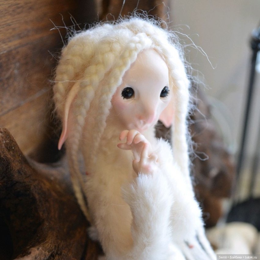 Туманница | Бэйбики Туманница — Игрушки в смешанной технике (мех и глина): Арт