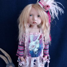 💜Комбинезон "Кролик с часами"💜