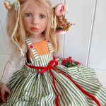 🍎🍒🍉🍄Сарафан для Цвергназе/Zwergnase ростом 65 см