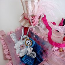 🎩🐰💗Комплект в стиле Шляпника для Готц/50