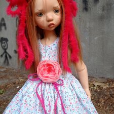 🌺🌺🌺Яркое цветочное платье для Цвергназе/Zwergnase