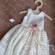 🎄❄💗Платье "Рождественское утро" для Цвергназе/Zwergnase