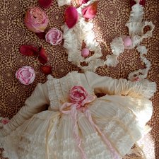 #3 Платье 🍭🍥 "Облачный зефир" для Готц/Zwergnase