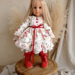 🌸🌸🌸Платье "Прованс" для кукол Готц и Цвергназе/Zwergnase