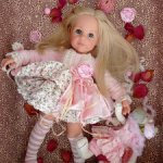Платье 🍭💗🍥 "Розовая пудра" для Готц/Zwergnase