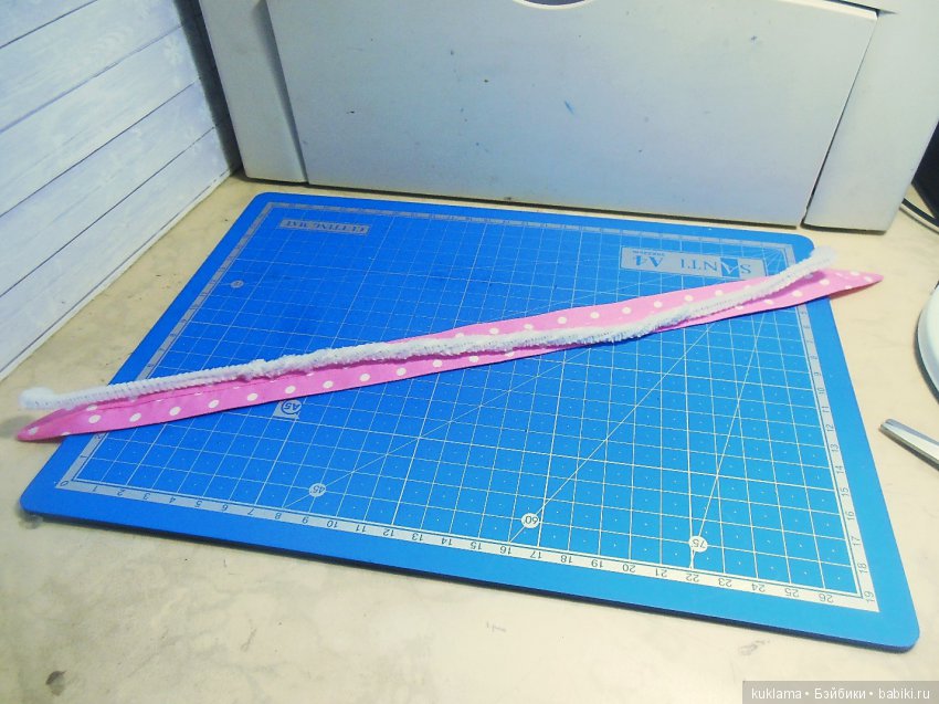 Платье ВАЛЕНТИНКА и МК "Повязка для волос в стиле 50-х" для кукол Paola Reina 32 - 34 см