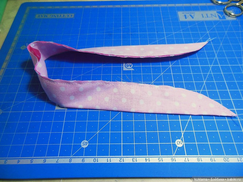 Платье ВАЛЕНТИНКА и МК "Повязка для волос в стиле 50-х" для кукол Paola Reina 32 - 34 см