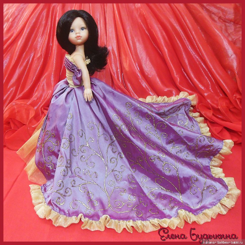 Платье от Диора для куклы Paola Reina 33 см (фото 3)