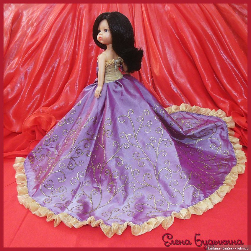 Платье от Диора для куклы Paola Reina 33 см (фото 4)