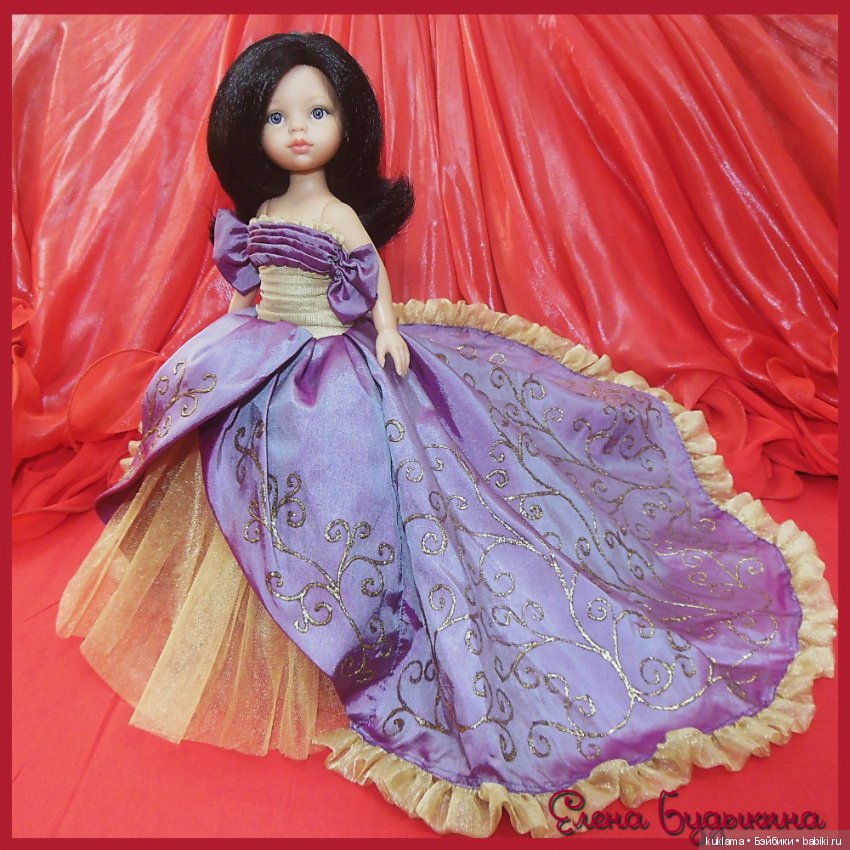 Платье от Диора для куклы Paola Reina 33 см