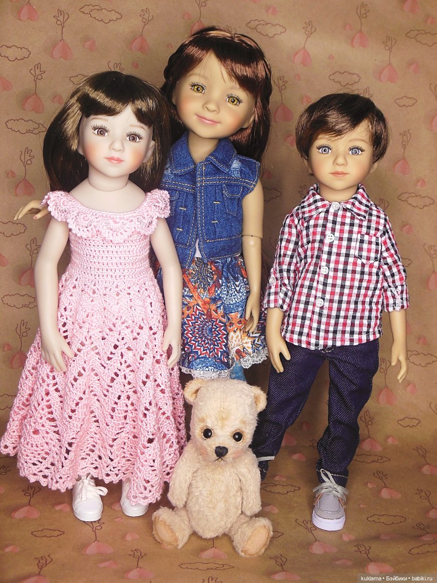 Мои новые куклы и наряды для них