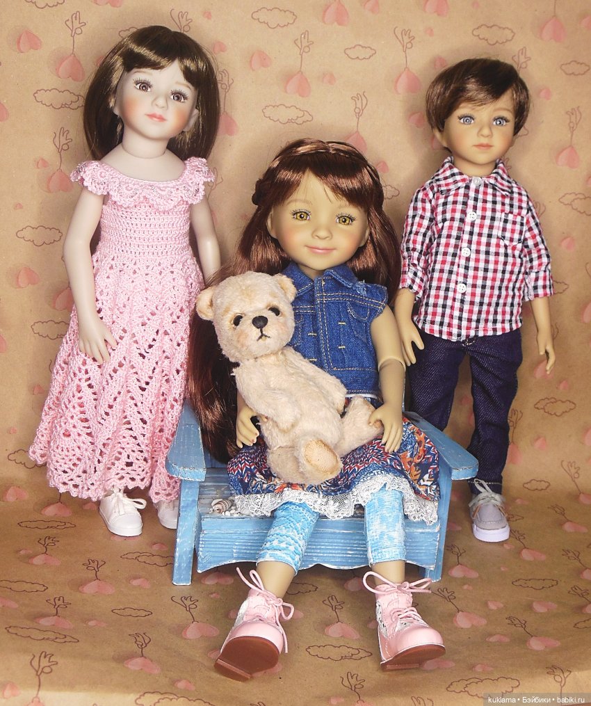 Мои новые куклы и наряды для них