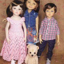 Мои новые куклы и наряды для них