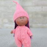 Комбинезон и колпак для куклы Little Mia (Маленькая Мия) 23 см