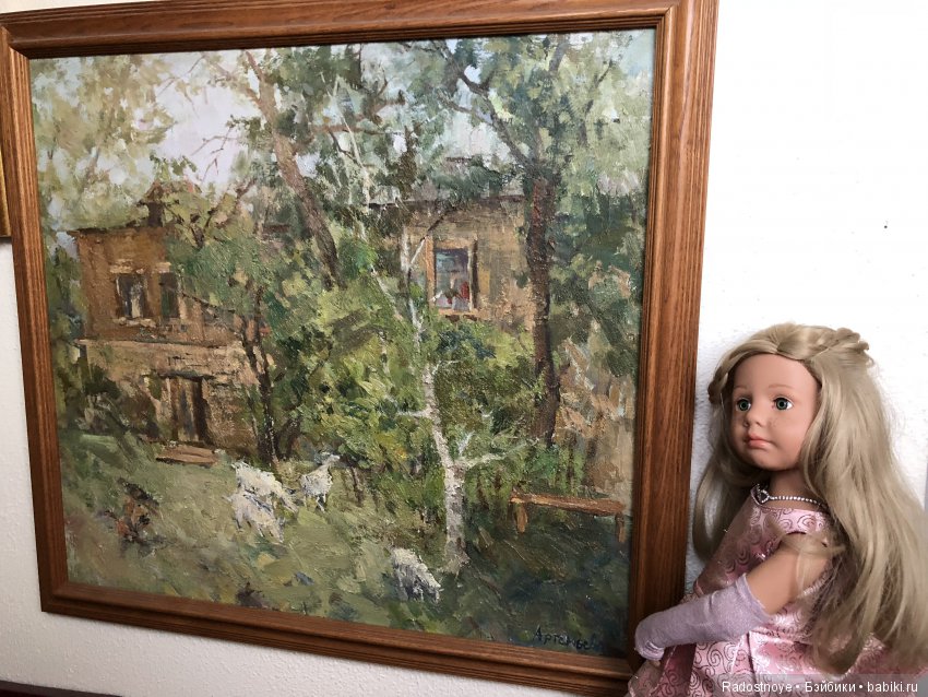 Как в картинной галерее — Куклы Gotz (Готц): Ханна