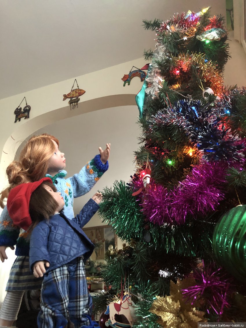 В ожидании чуда — Новый год и Рождество: праздничные фото кукол