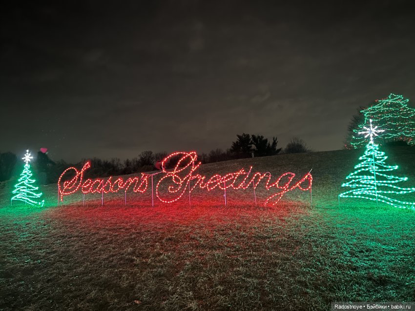 Северное Сияние в местном парке