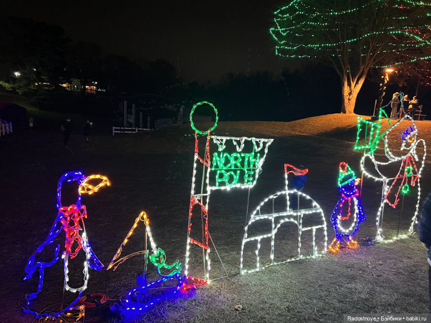 Северное Сияние в местном парке