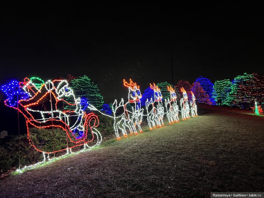 Северное Сияние в местном парке